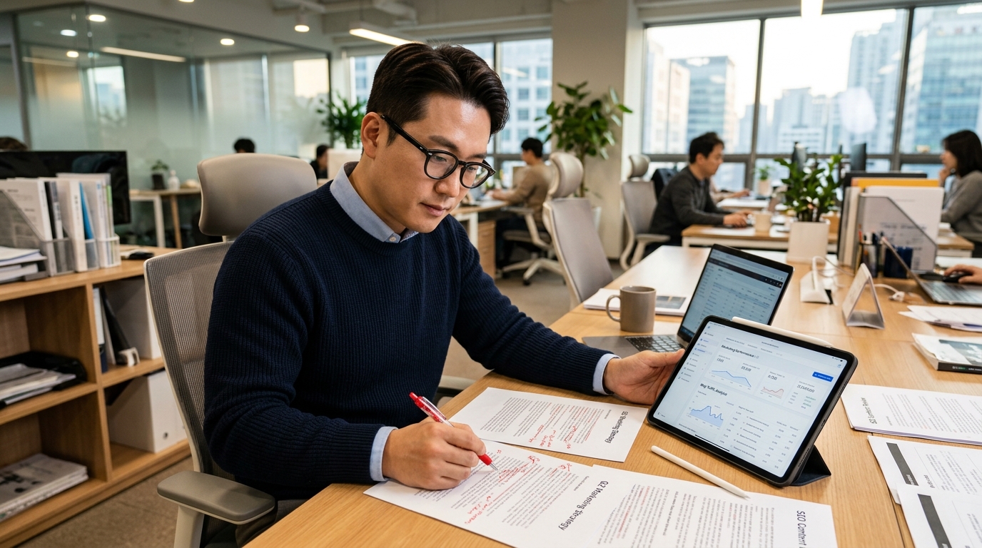 기존 블로그 포스팅 원고 품질 진단: 유입은 있는데 문의가 없는 이유 분석 썸네일