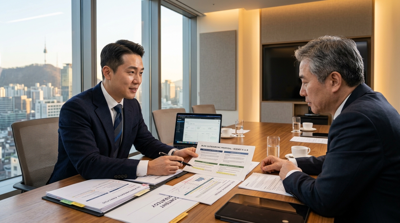 블로그 포스팅 외주 대행 전환 컨설팅: 대행사 교체 전 체크해야 할 팩트 썸네일